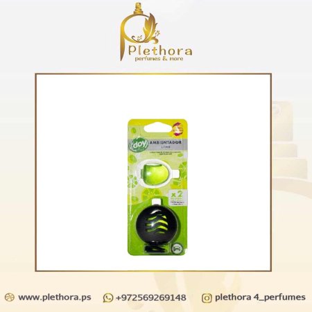 معطر سيارة برائحة الليمون يشمل عبوتين (2 × 4 مل) + عبوة تعبئة